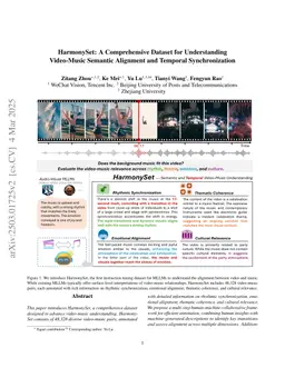 HarmonySet: A Comprehensive Dataset for Understanding Video-Music Semantic Alignment and Temporal Synchronization