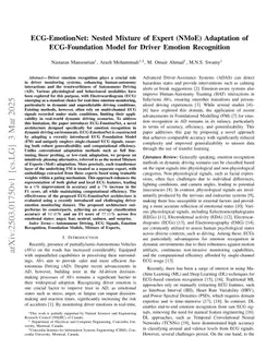ECG-EmotionNet: Nested Mixture of Expert (NMoE) Adaptation of ECG-Foundation Model for Driver Emotion Recognition