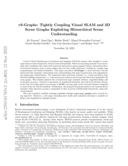 vS-Graphs: Tightly Coupling Visual SLAM and 3D Scene Graphs Exploiting Hierarchical Scene Understanding