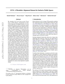 LIVS: A Pluralistic Alignment Dataset for Inclusive Public Spaces