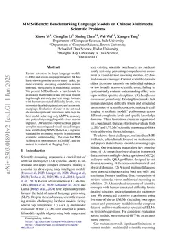 MMSciBench: Benchmarking Language Models on Chinese Multimodal Scientific Problems