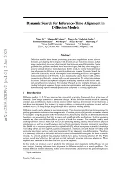 Dynamic Search for Inference-Time Alignment in Diffusion Models