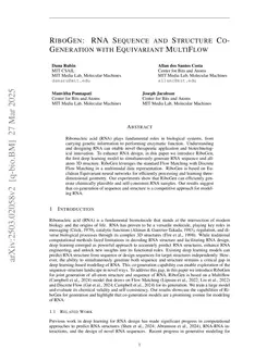 RiboGen: RNA Sequence and Structure Co-Generation with Equivariant MultiFlow