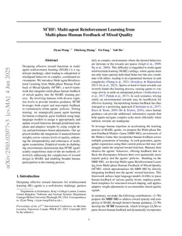 M3HF: Multi-agent Reinforcement Learning from Multi-phase Human Feedback of Mixed Quality