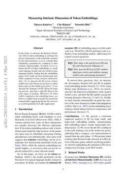 Measuring Intrinsic Dimension of Token Embeddings