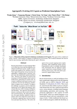 AppAgentX: Evolving GUI Agents as Proficient Smartphone Users