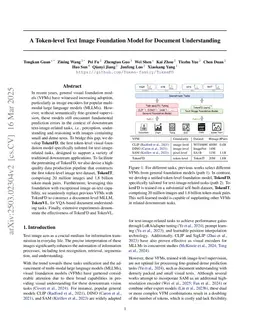 A Token-level Text Image Foundation Model for Document Understanding