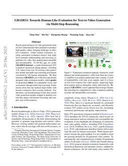 GRADEO: Towards Human-Like Evaluation for Text-to-Video Generation via Multi-Step Reasoning