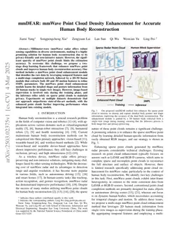 mmDEAR: mmWave Point Cloud Density Enhancement for Accurate Human Body Reconstruction