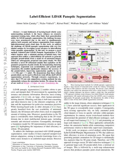 Label-Efficient LiDAR Panoptic Segmentation