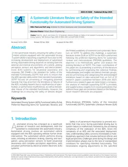 A Systematic Literature Review on Safety of the Intended Functionality for Automated Driving Systems