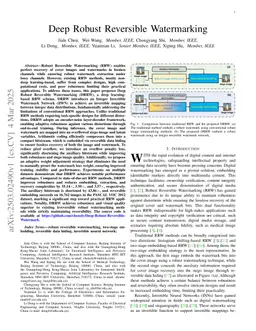 Deep Robust Reversible Watermarking