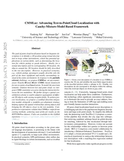 CMMLoc: Advancing Text-to-PointCloud Localization with Cauchy-Mixture-Model Based Framework