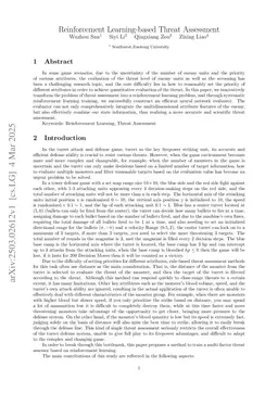 Reinforcement Learning-based Threat Assessment