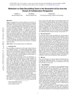 Reflection on Data Storytelling Tools in the Generative AI Era from the Human-AI Collaboration Perspective