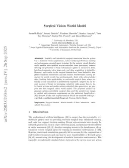Surgical Vision World Model