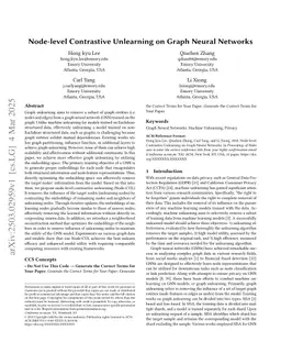 Node-level Contrastive Unlearning on Graph Neural Networks