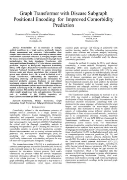 Graph Transformer with Disease Subgraph Positional Encoding for Improved Comorbidity Prediction