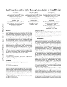 GenColor: Generative Color-Concept Association in Visual Design