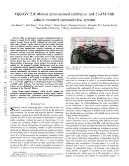 OpenGV 2.0: Motion prior-assisted calibration and SLAM with vehicle-mounted surround-view systems