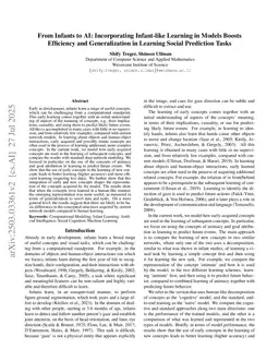 From Infants to AI: Incorporating Infant-like Learning in Models Boosts Efficiency and Generalization in Learning Social Prediction Tasks