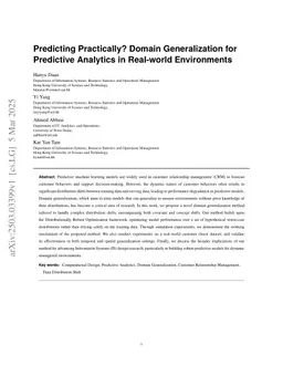 Robust Predictive Modeling Under Unseen Data Distribution Shifts: A Methodological Commentary