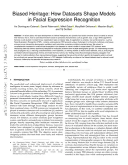 Biased Heritage: How Datasets Shape Models in Facial Expression Recognition
