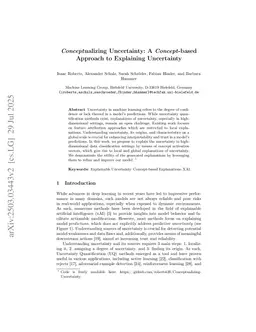 Conceptualizing Uncertainty: A Concept-based Approach to Explaining Uncertainty