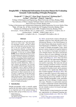 DongbaMIE: A Multimodal Information Extraction Dataset for Evaluating Semantic Understanding of Dongba Pictograms