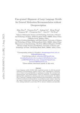 Fine-grained Alignment of Large Language Models for General Medication Recommendation without Overprescription