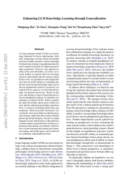 Enhancing LLM Knowledge Learning through Generalization