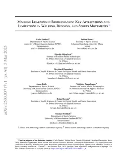 Machine Learning in Biomechanics: Key Applications and Limitations in Walking, Running, and Sports Movements