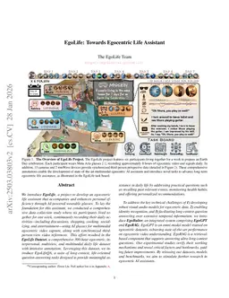 EgoLife: Towards Egocentric Life Assistant