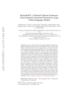 RetinalGPT: A Retinal Clinical Preference Conversational Assistant Powered by Large Vision-Language Models