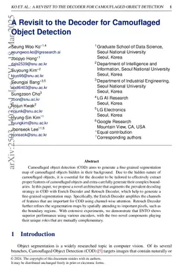 A Revisit to the Decoder for Camouflaged Object Detection