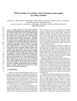 XOXO: Stealthy Cross-Origin Context Poisoning Attacks against AI Coding Assistants