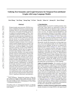 Unifying Text Semantics and Graph Structures for Temporal Text-attributed Graphs with Large Language Models