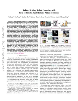 ReBot: Scaling Robot Learning with Real-to-Sim-to-Real Robotic Video Synthesis