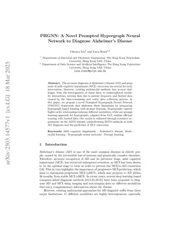 PHGNN: A Novel Prompted Hypergraph Neural Network to Diagnose Alzheimer's Disease