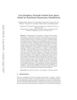 Core-Periphery Principle Guided State Space Model for Functional Connectome Classification