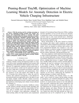 Pruning-Based TinyML Optimization of Machine Learning Models for Anomaly Detection in Electric Vehicle Charging Infrastructure