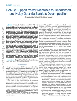 Robust Support Vector Machines for Imbalanced and Noisy Data via Benders Decomposition