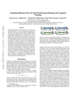 Exploiting Diffusion Prior for Real-World Image Dehazing with Unpaired Training