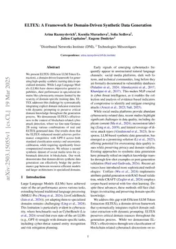 ELTEX: A Framework for Domain-Driven Synthetic Data Generation