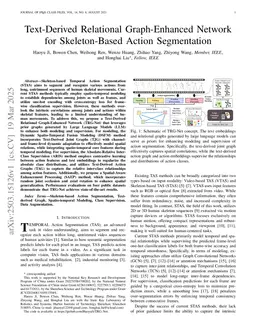 Text-Derived Relational Graph-Enhanced Network for Skeleton-Based Action Segmentation