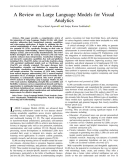 A Review on Large Language Models for Visual Analytics