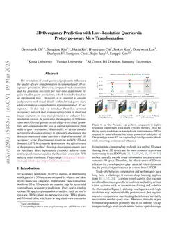 3D Occupancy Prediction with Low-Resolution Queries via Prototype-aware View Transformation