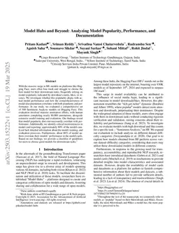Model Hubs and Beyond: Analyzing Model Popularity, Performance, and Documentation