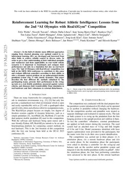Reinforcement Learning for Robust Athletic Intelligence: Lessons from the 2nd ÁI Olympics with RealAIGym' Competition