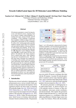 Towards Unified and Lossless Latent Space for 3D Molecular Latent Diffusion Modeling